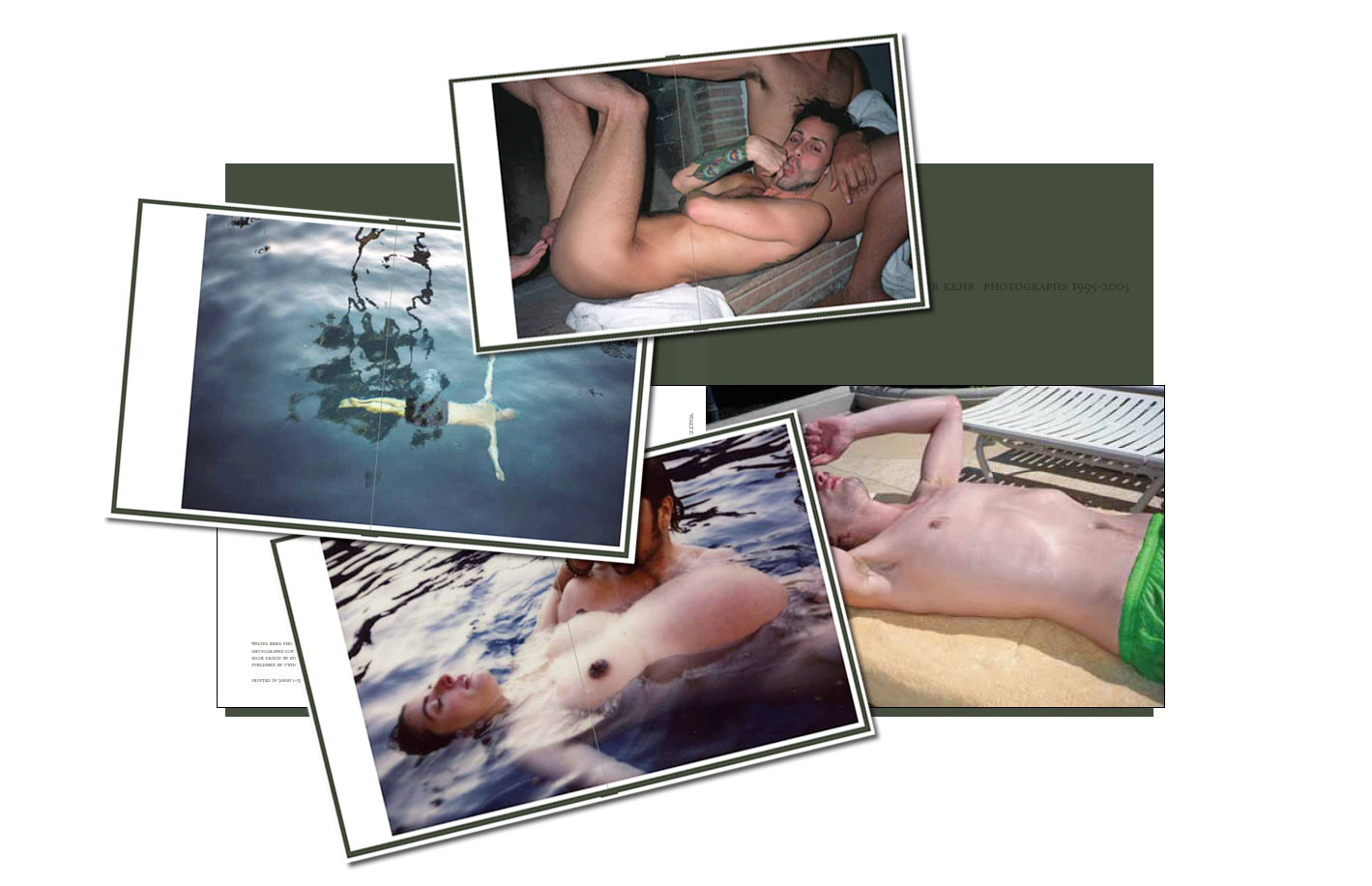 collage of photographs from walter kehr: photographs 1995–2005.